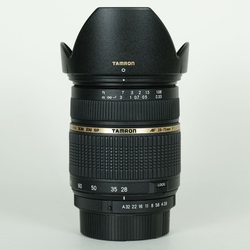 Tamron 75mm 8 xr - sp, f2.8
